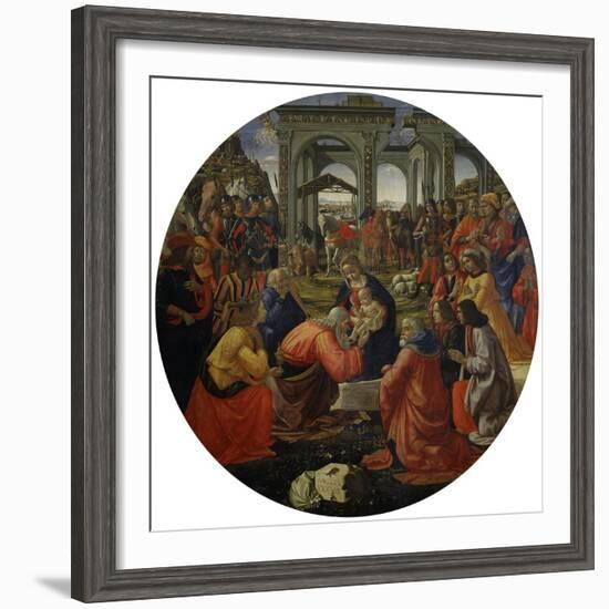 Adoration of the Magi C.1487-Ridolfo Ghirlandaio-Framed Giclee Print