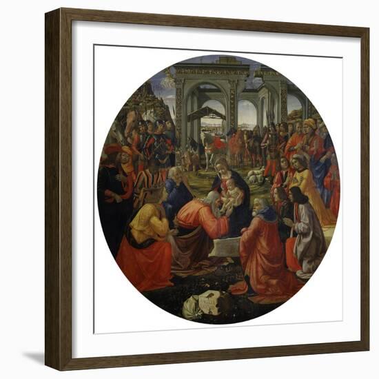 Adoration of the Magi C.1487-Ridolfo Ghirlandaio-Framed Giclee Print