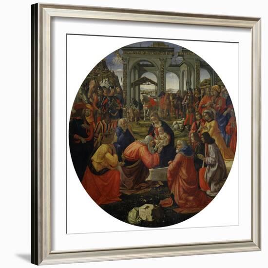 Adoration of the Magi C.1487-Ridolfo Ghirlandaio-Framed Giclee Print