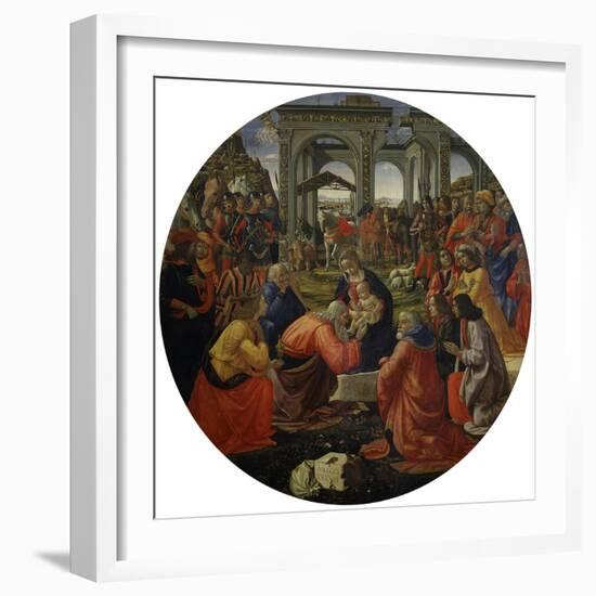 Adoration of the Magi C.1487-Ridolfo Ghirlandaio-Framed Giclee Print