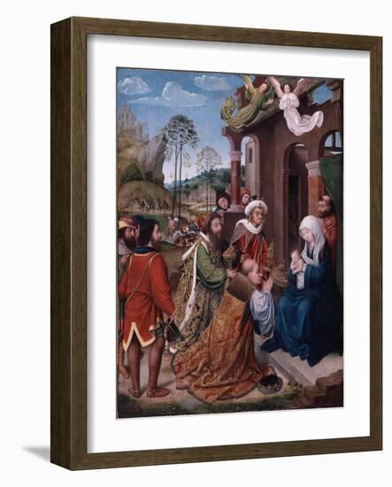 Adoration of the Magi, C.1505-Hugo van der Goes-Framed Giclee Print