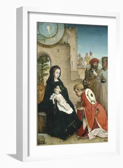 Adoration of the Magi, c.1508-19-Juan de Flandes-Framed Giclee Print