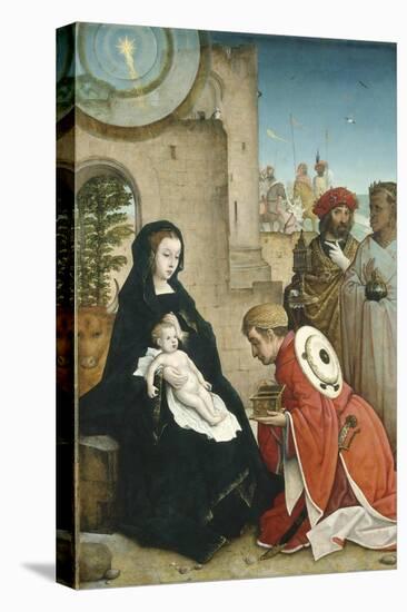 Adoration of the Magi, c.1508-19-Juan de Flandes-Stretched Canvas