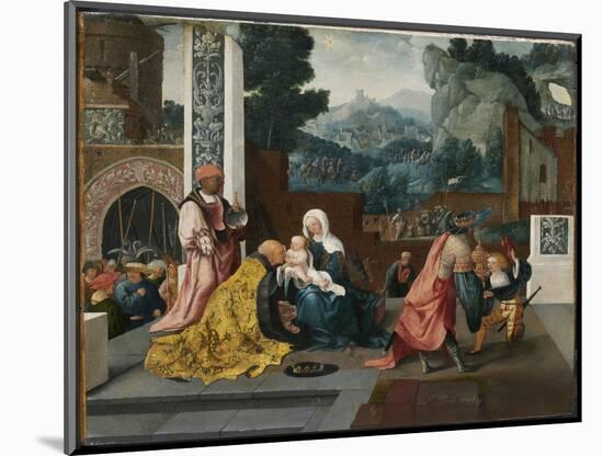 Adoration of the Magi, C.1519-Jan van Scorel-Mounted Giclee Print