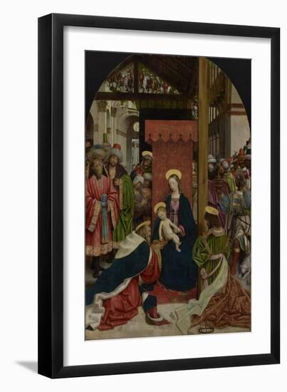 Adoration of the Magi, c.1520-Defendente Ferrari-Framed Premium Giclee Print