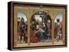 Adoration of the Magi, C.1525 (Oil on Oak Panels)-Joos Van Cleve-Stretched Canvas