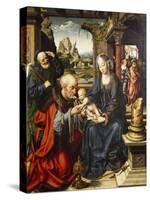 Adoration of the Magi, Ca 1515-Joos Van Cleve-Stretched Canvas