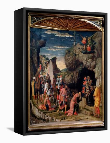Adoration of the Magi - Central Panel, C. 1462-Andrea Mantegna-Framed Stretched Canvas