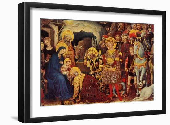 "Adoration of the Magi", December 26, 1959-Gentile DaFabriano-Framed Giclee Print