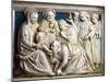 Adoration of the Magi, Detail from Predella of Last Judgment-Giovanni Della Robbia-Mounted Giclee Print