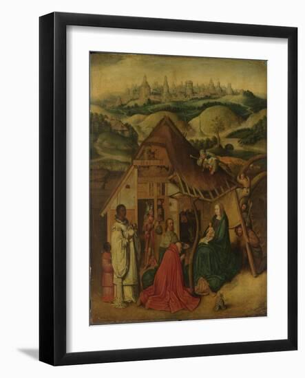 Adoration of the Magi, early 17th century-Hieronymus Bosch-Framed Giclee Print