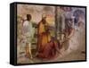 Adoration of the Magi, Fresco-Teramo Piaggio-Framed Stretched Canvas