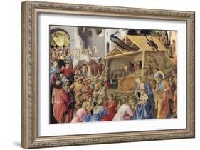 Adoration of the Magi or Tondo Cook, 1445-1455-Giovanni Da Fiesole-Framed Giclee Print