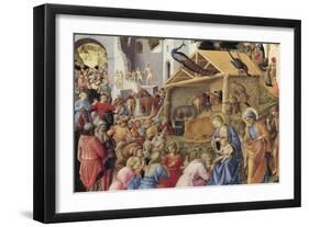 Adoration of the Magi or Tondo Cook, 1445-1455-Giovanni Da Fiesole-Framed Giclee Print