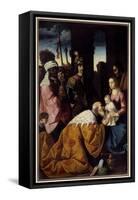 Adoration of the Magi Painting by Francisco De Zurbaran (1598-1664) 1638 Sun. 2,61X1,75 M. Grenoble-Francisco de Zurbaran-Framed Stretched Canvas