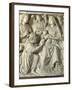 Adoration of the Magi, Panel from the Pulpit of the Baptistery of St John, 1255-1260-Nicola Pisano-Framed Giclee Print