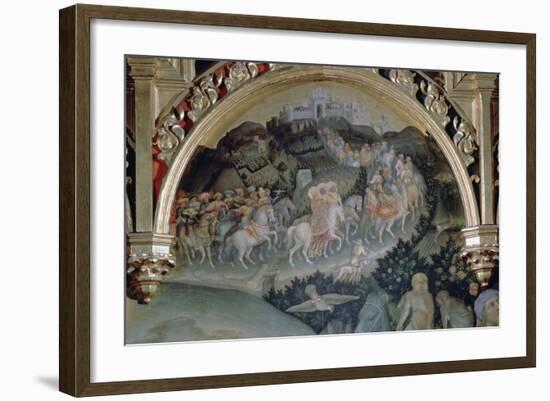 Adoration of the Magi (The Strozzi Altarpiec), (Detai1), 1423-Gentile da Fabriano-Framed Photographic Print