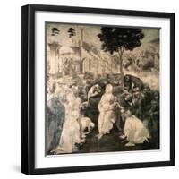 Adoration of the Magi-Leonardo da Vinci-Framed Giclee Print