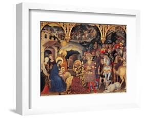 Adoration of the Magi-Gentile da Fabriano-Framed Art Print