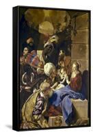 Adoration of the Magi-Juan Bautista Maino-Framed Stretched Canvas