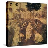 Adoration of the Magi-Leonardo da Vinci-Stretched Canvas