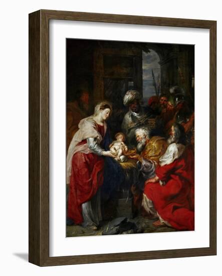 Adoration of the Magi-Peter Paul Rubens-Framed Giclee Print