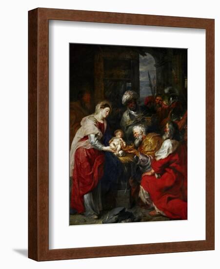 Adoration of the Magi-Peter Paul Rubens-Framed Giclee Print