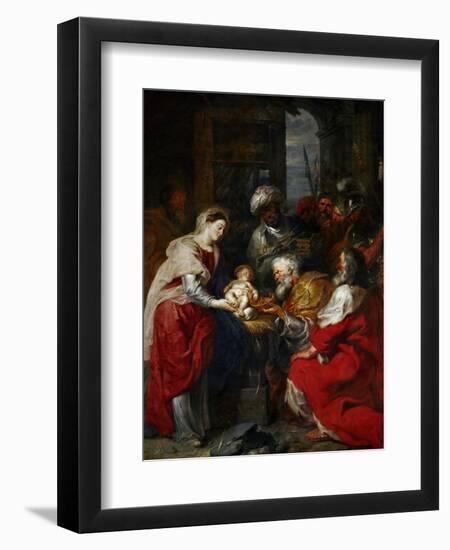 Adoration of the Magi-Peter Paul Rubens-Framed Giclee Print