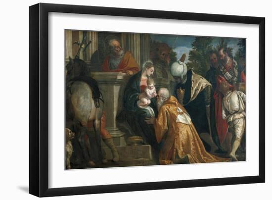 Adoration of the Magi-Paolo Veronese-Framed Art Print
