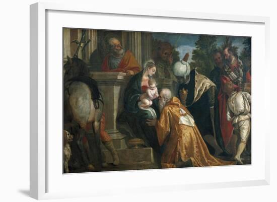 Adoration of the Magi-Paolo Veronese-Framed Art Print