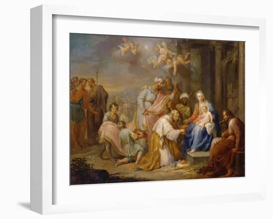 Adoration of the Magi-Franz Chistoph Jannek-Framed Giclee Print