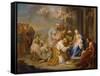 Adoration of the Magi-Franz Chistoph Jannek-Framed Stretched Canvas