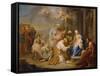 Adoration of the Magi-Franz Chistoph Jannek-Framed Stretched Canvas