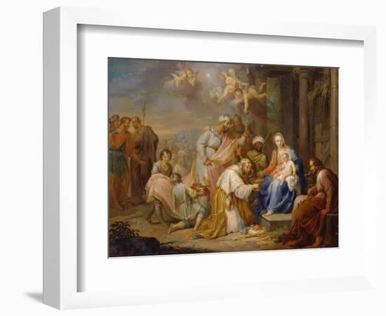 Adoration of the Magi-Franz Chistoph Jannek-Framed Giclee Print