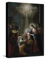 Adoration of the Magi-Christoph Anton Mayr-Stretched Canvas