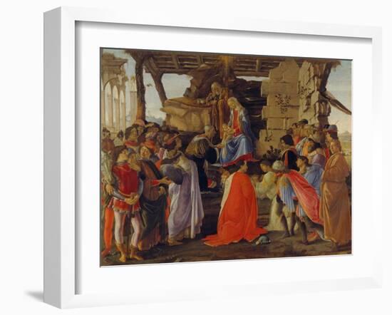 Adoration of the Magi-Sandro Botticelli-Framed Giclee Print