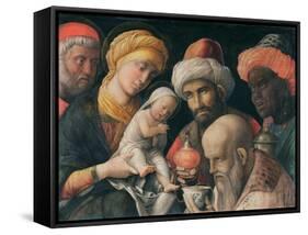 Adoration of the Magi-Andrea Mantegna-Framed Stretched Canvas