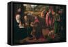 Adoration of the Magi-Gerard David-Framed Stretched Canvas