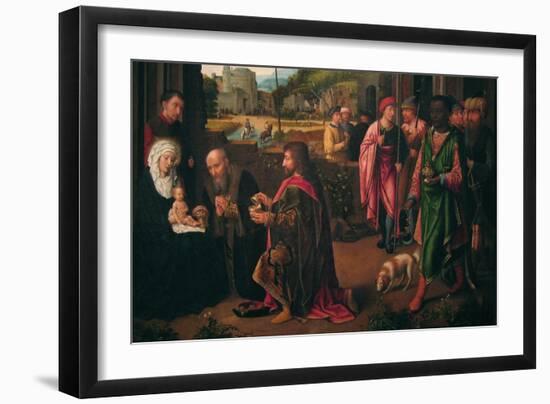 Adoration of the Magi-Gerard David-Framed Art Print