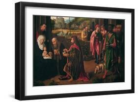 Adoration of the Magi-Gerard David-Framed Art Print