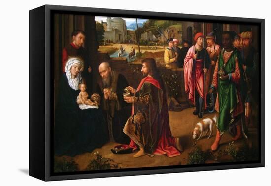 Adoration of the Magi-Gerard David-Framed Stretched Canvas