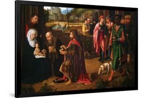 Adoration of the Magi-Gerard David-Framed Art Print