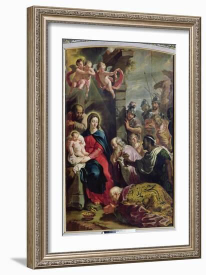 Adoration of the Magi-Philippe De Champaigne-Framed Giclee Print