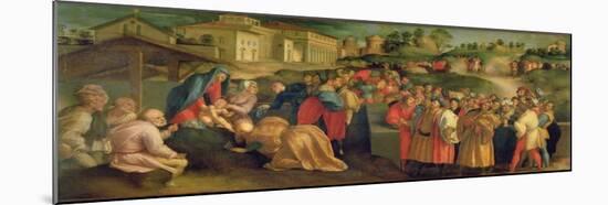 Adoration of the Magi-Jacopo da Carucci Pontormo-Mounted Giclee Print