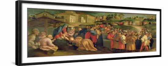 Adoration of the Magi-Jacopo da Carucci Pontormo-Framed Premium Giclee Print