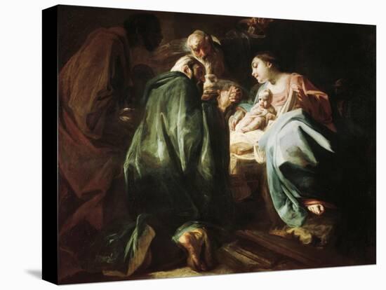 Adoration of the Magi-Federico Faruffini-Stretched Canvas