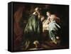 Adoration of the Magi-Federico Faruffini-Framed Stretched Canvas