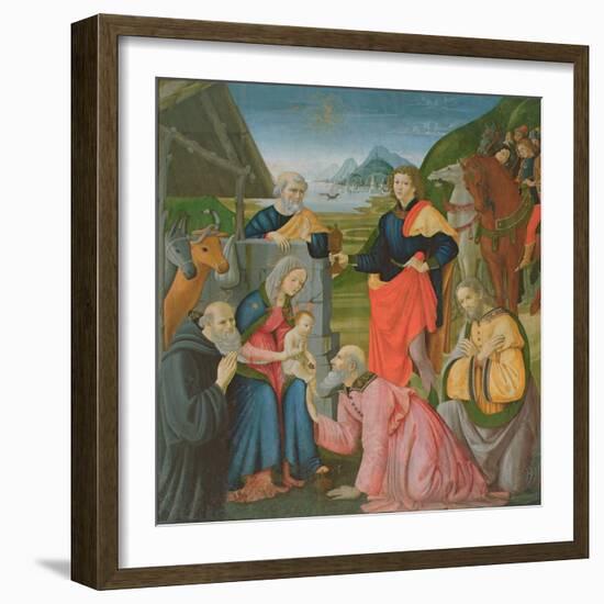 Adoration of the Magi-Domenico Ghirlandaio-Framed Giclee Print