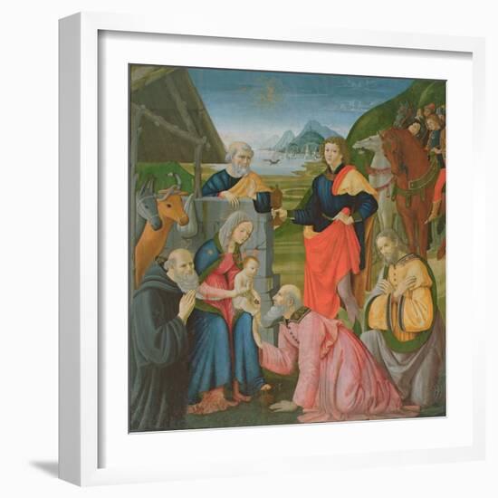 Adoration of the Magi-Domenico Ghirlandaio-Framed Giclee Print