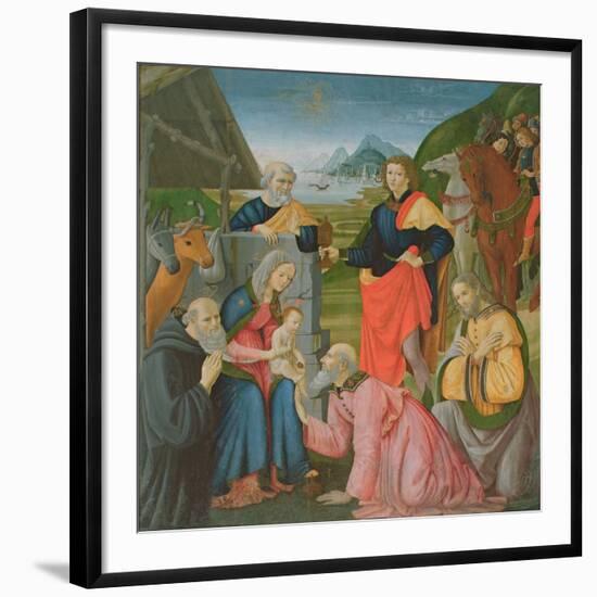 Adoration of the Magi-Domenico Ghirlandaio-Framed Giclee Print